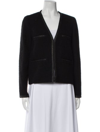 Maje Linen Evening Jacket