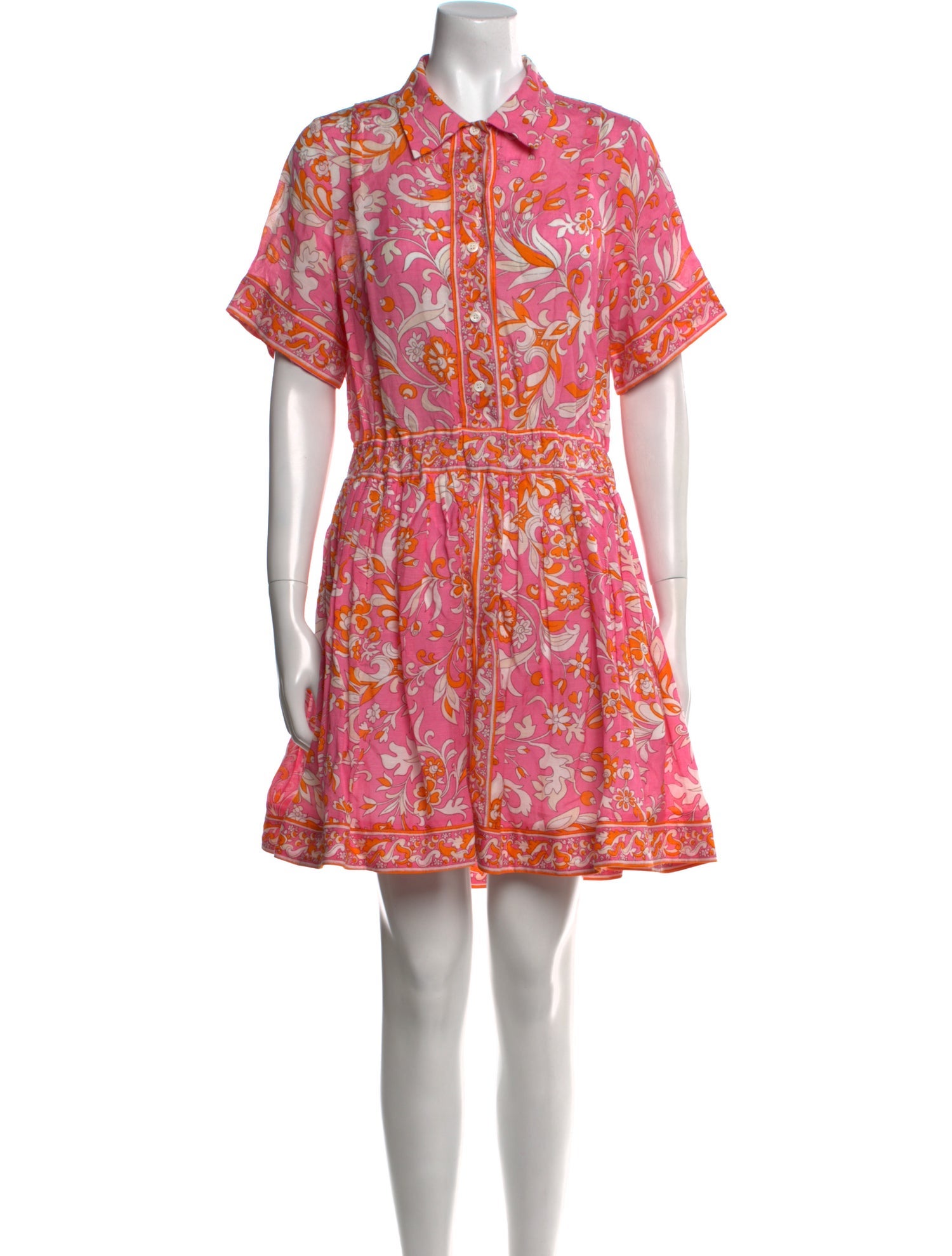 Maje Floral Print Mini Dress