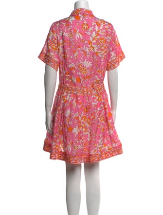 Maje Floral Print Mini Dress