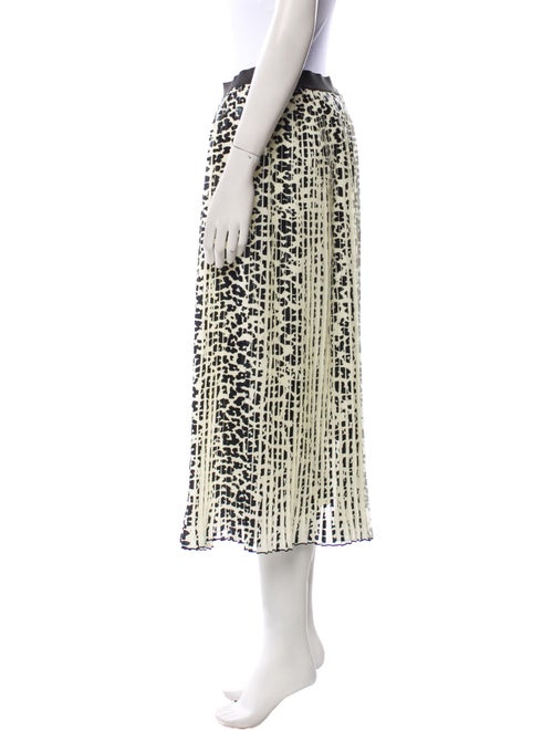 Maje Animal Print Midi Length Skirt
