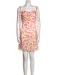 Maje Floral Print Knee-Length Dress