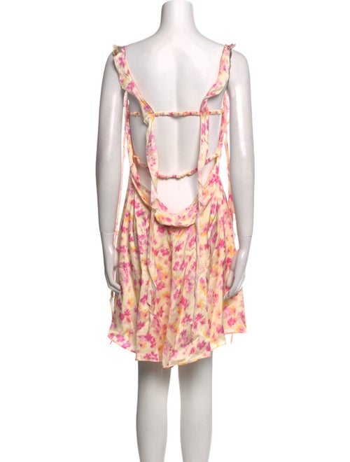 Maje Floral Print Knee-Length Dress