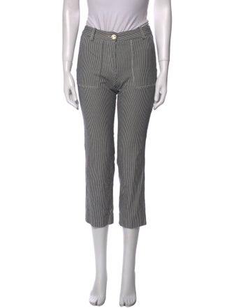 Maje Striped Straight Leg Pants
