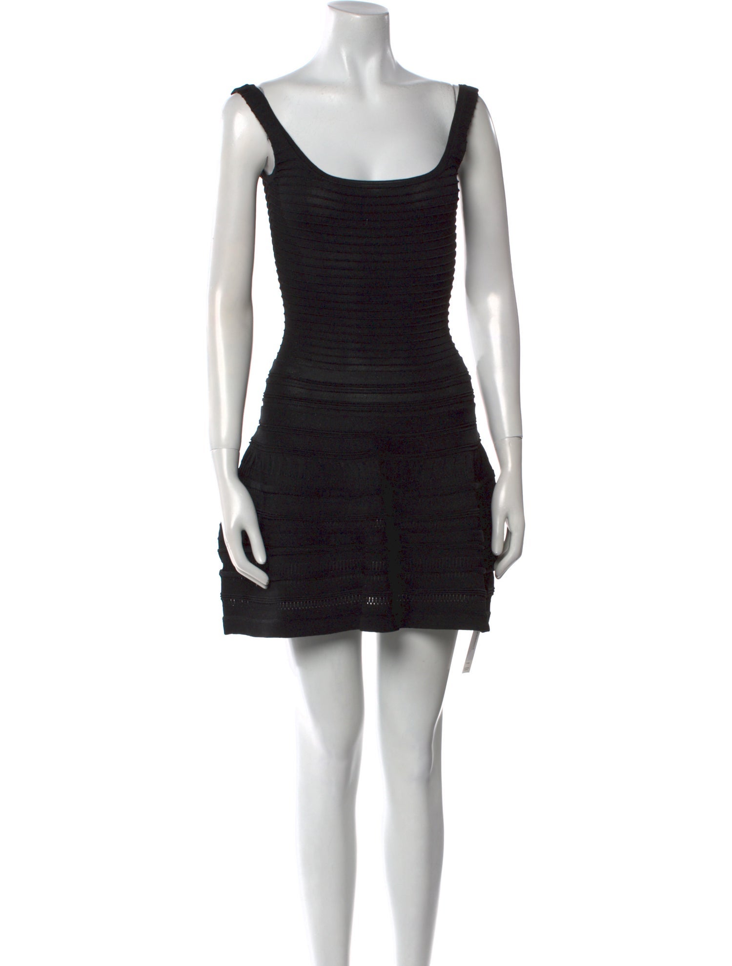 Maje Scoop Neck Mini Dress