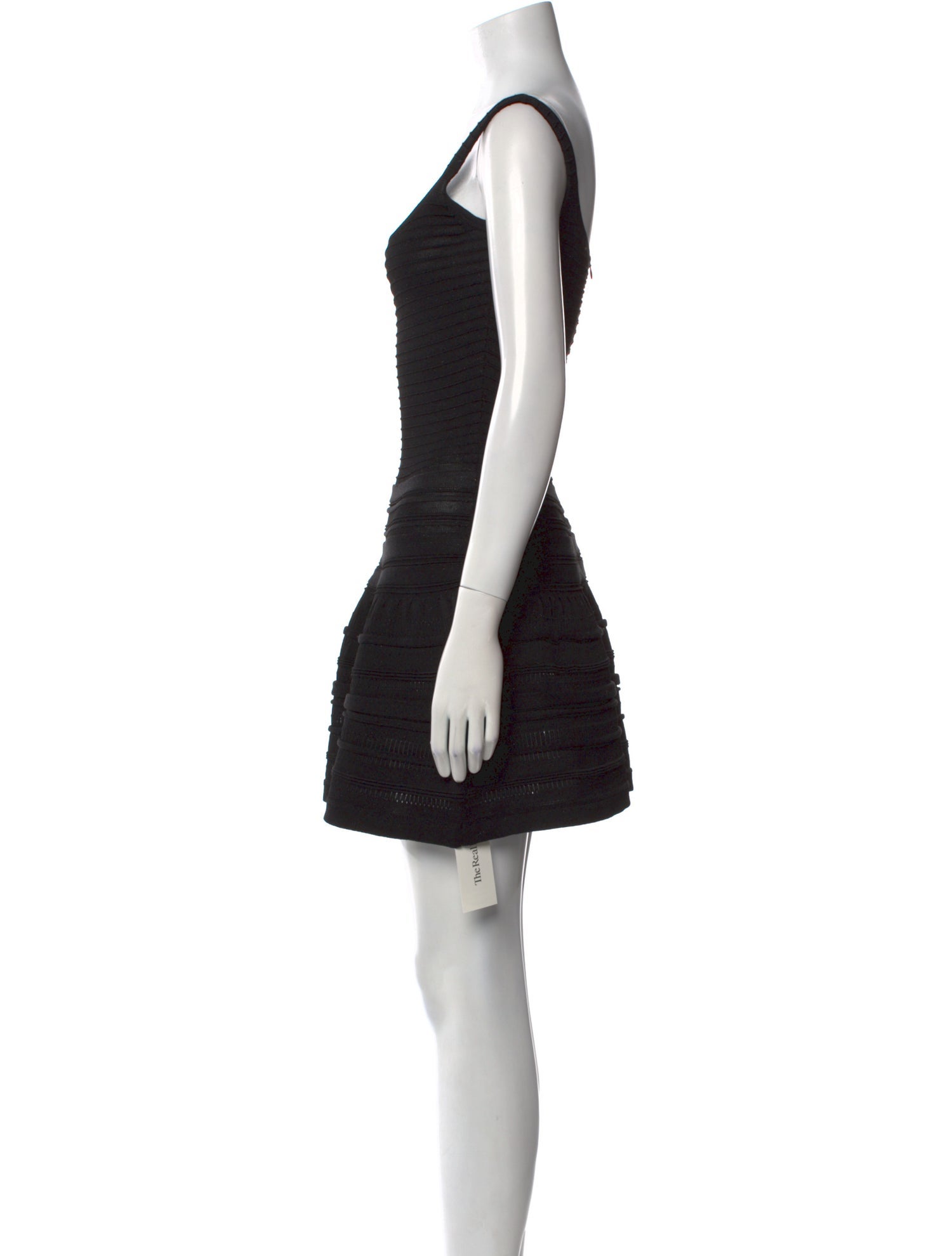 Maje Scoop Neck Mini Dress