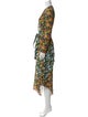 Maje Floral Print Long Dress