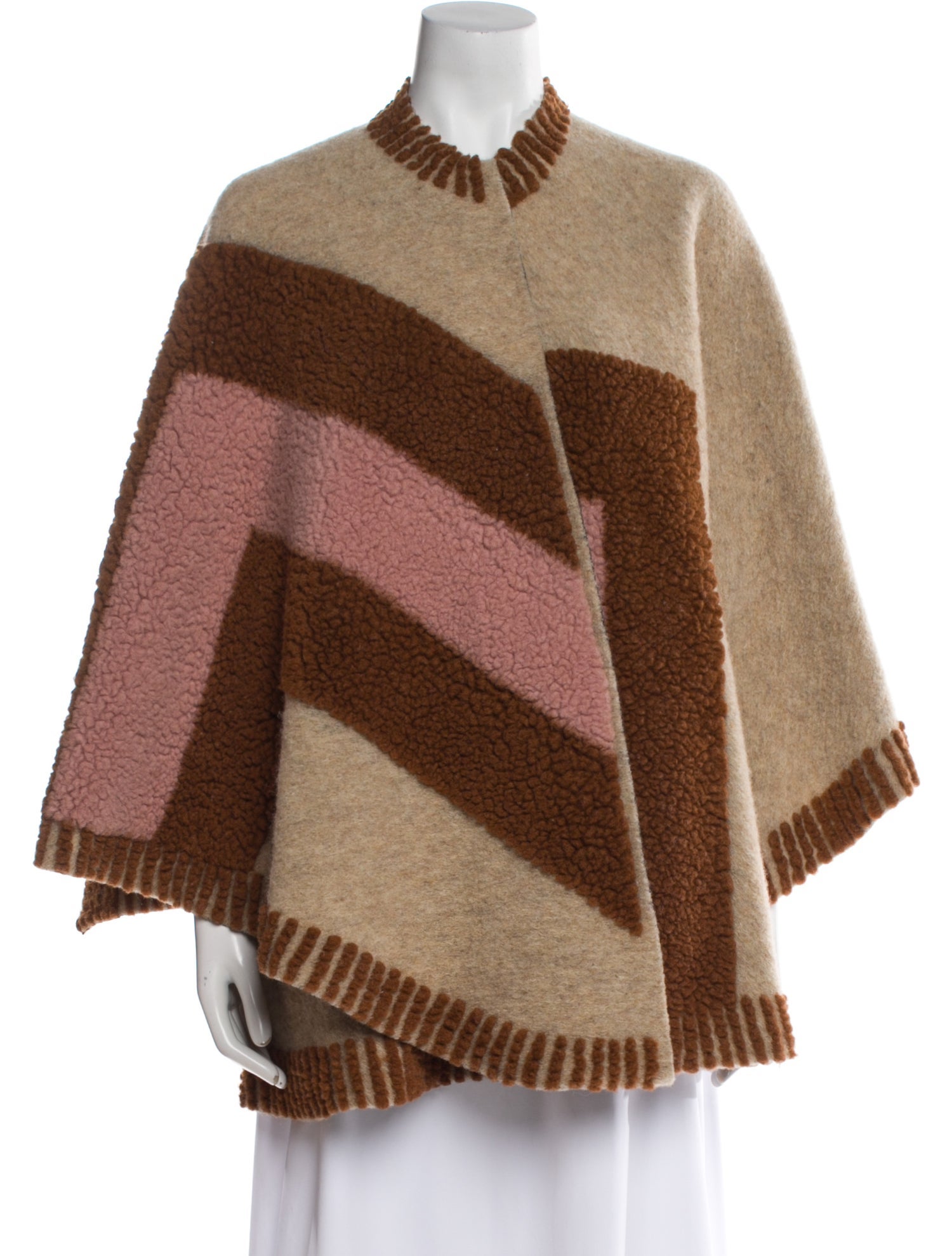 Maje Striped Mock Neck Sweater w/ Tags