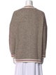 Maje Striped V-Neck Sweater