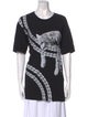 Maje Graphic Print Crew Neck T-Shirt