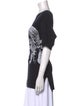 Maje Graphic Print Crew Neck T-Shirt
