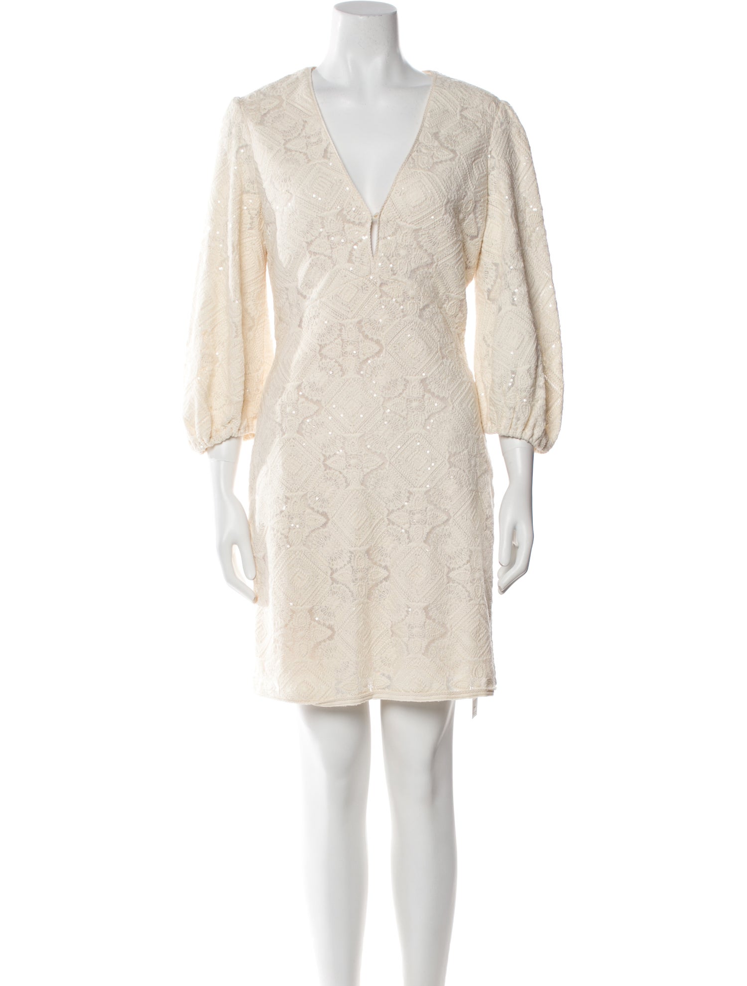 Maje Lace Pattern Mini Dress w/ Tags