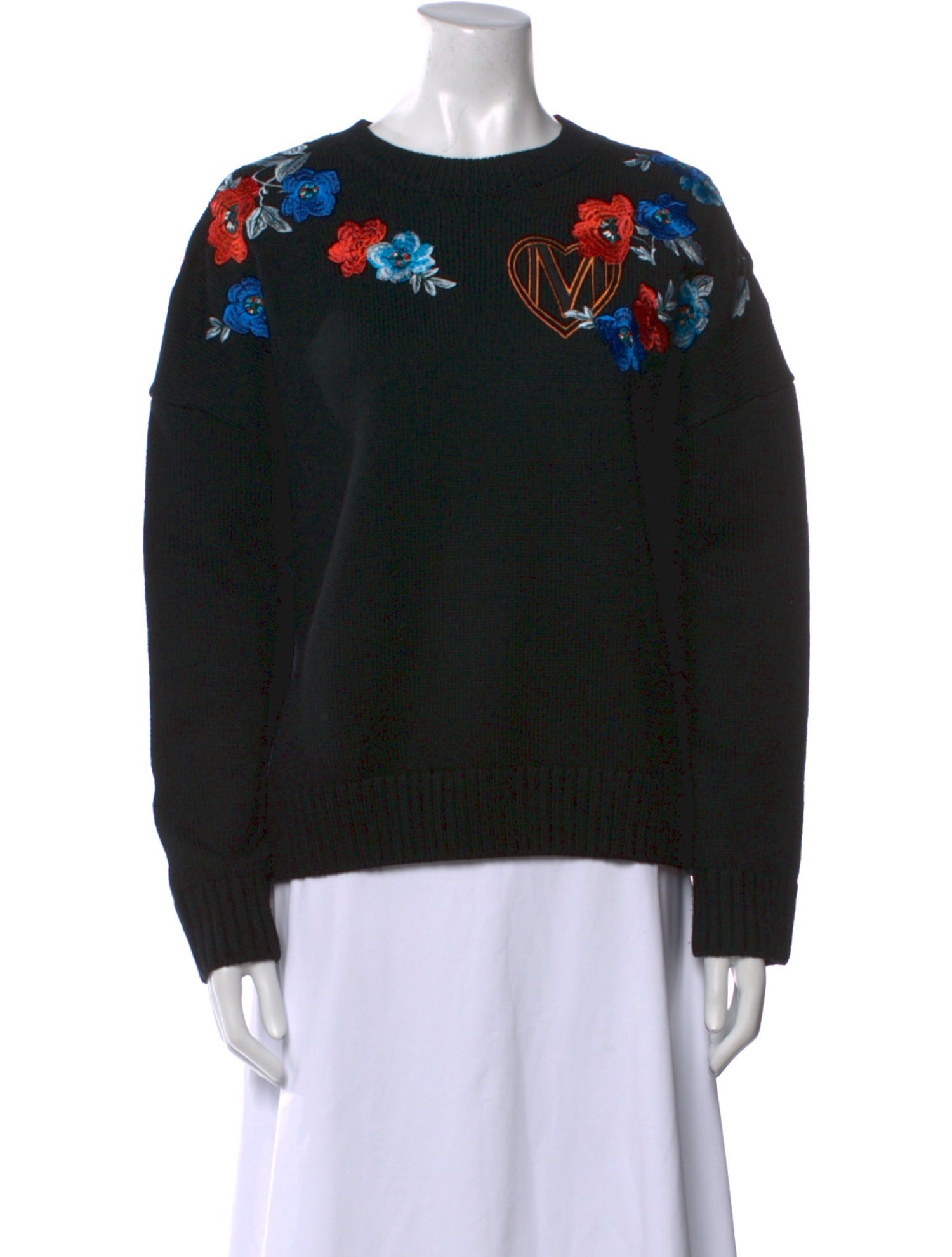 Maje Wool Printed Sweater
