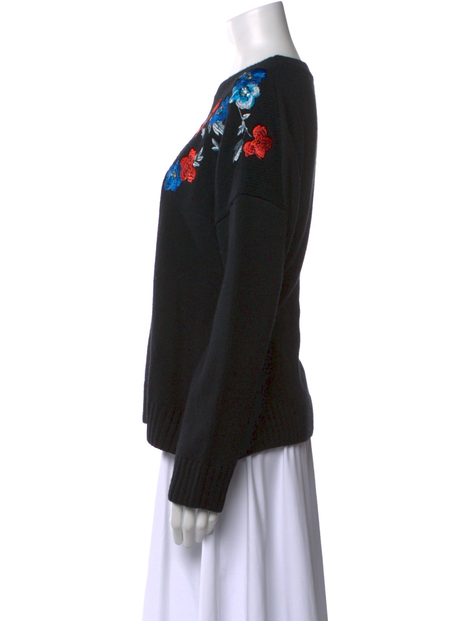 Maje Wool Printed Sweater