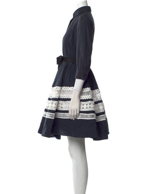 Maje Mock Neck Knee-Length Dress