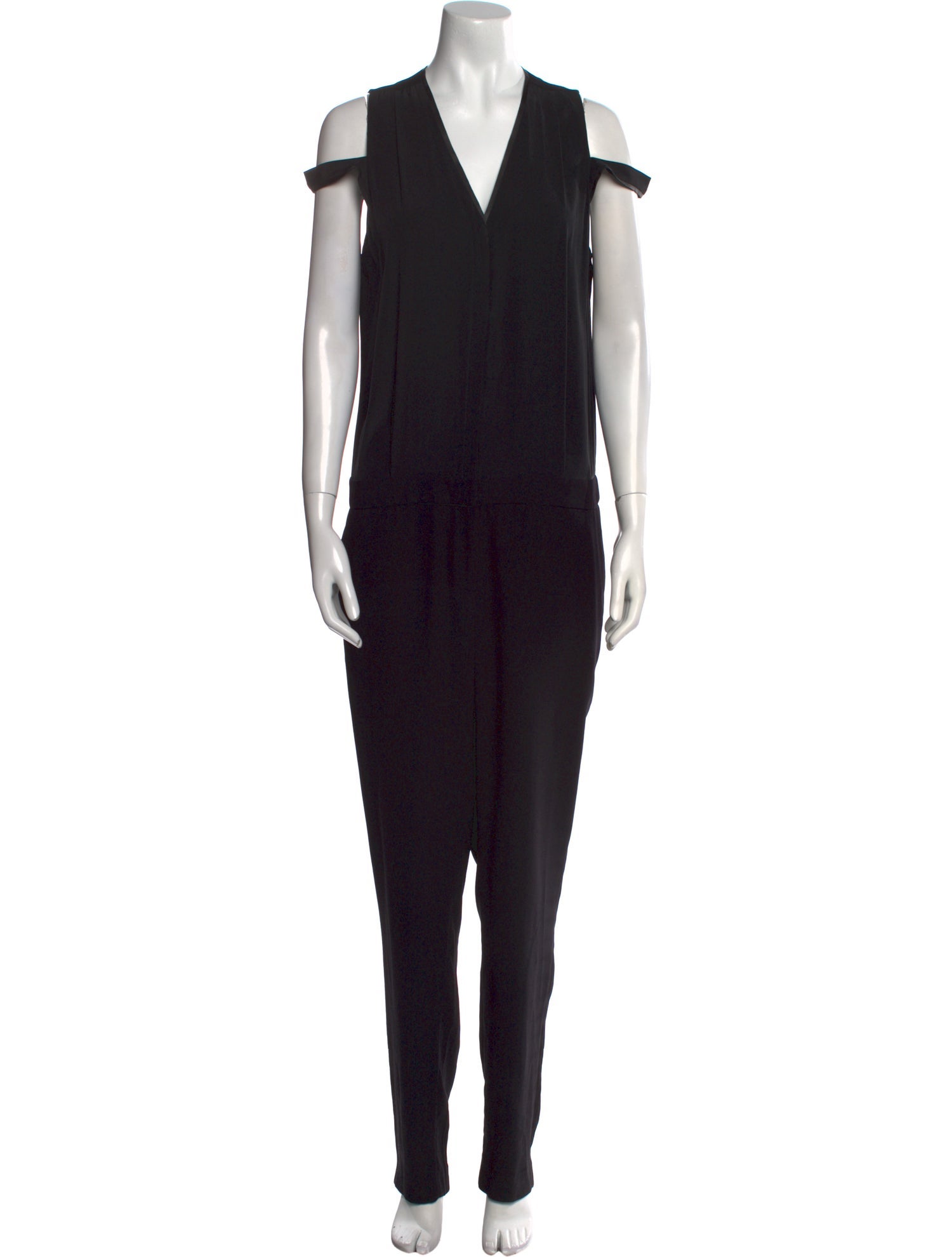 Maje V-Neck Jumpsuit