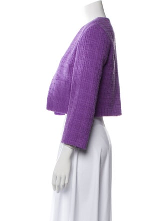 Maje Tweed Pattern Bolero