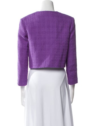 Maje Tweed Pattern Bolero