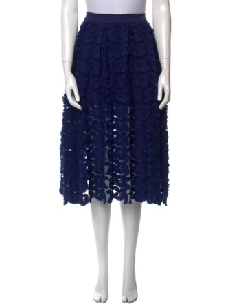 Maje Lace Pattern Knee-Length Skirt