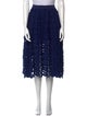 Maje Lace Pattern Knee-Length Skirt