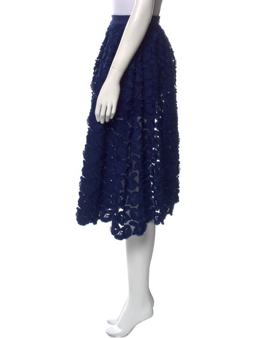 Maje Lace Pattern Knee-Length Skirt