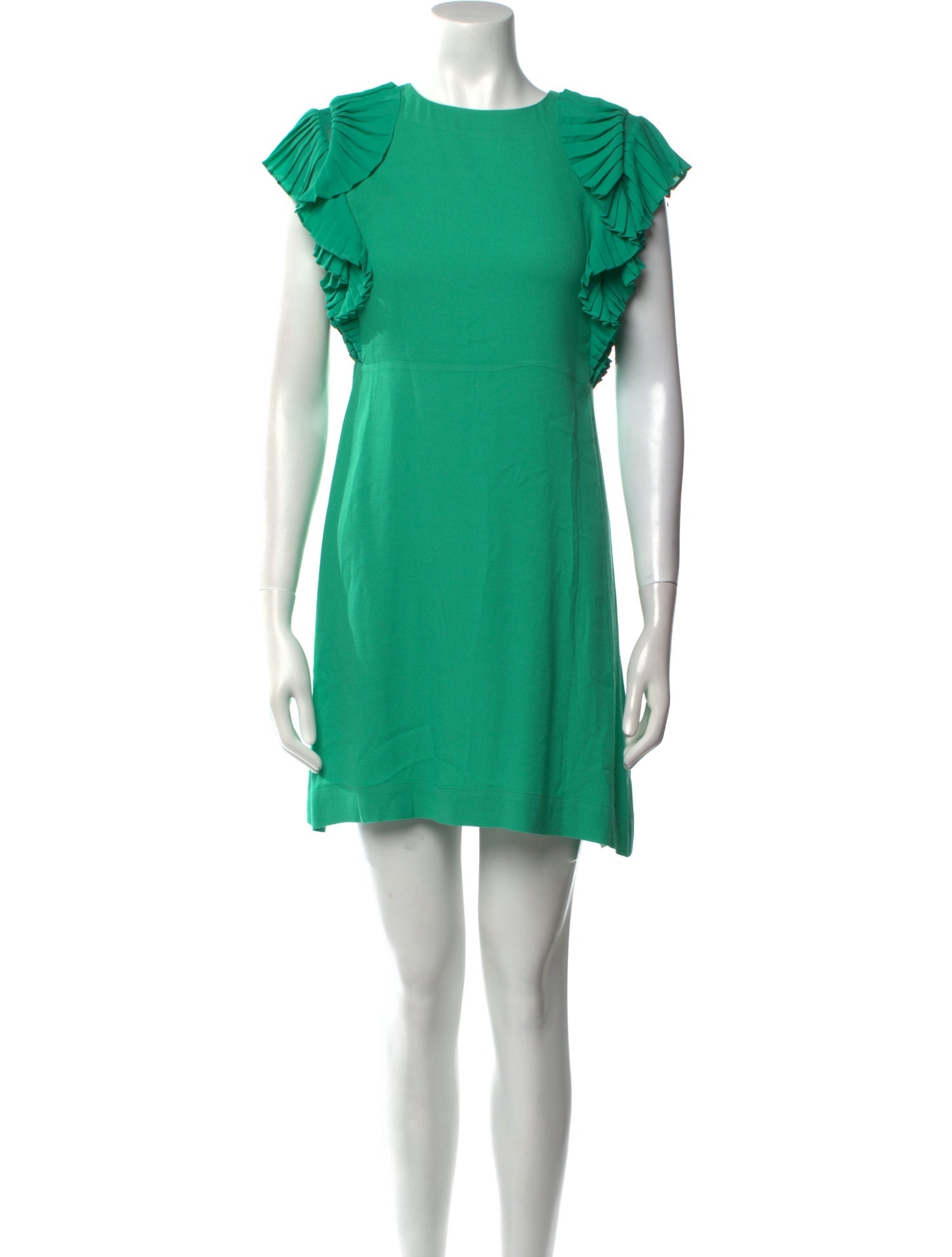 Maje Bateau Neckline Mini Dress