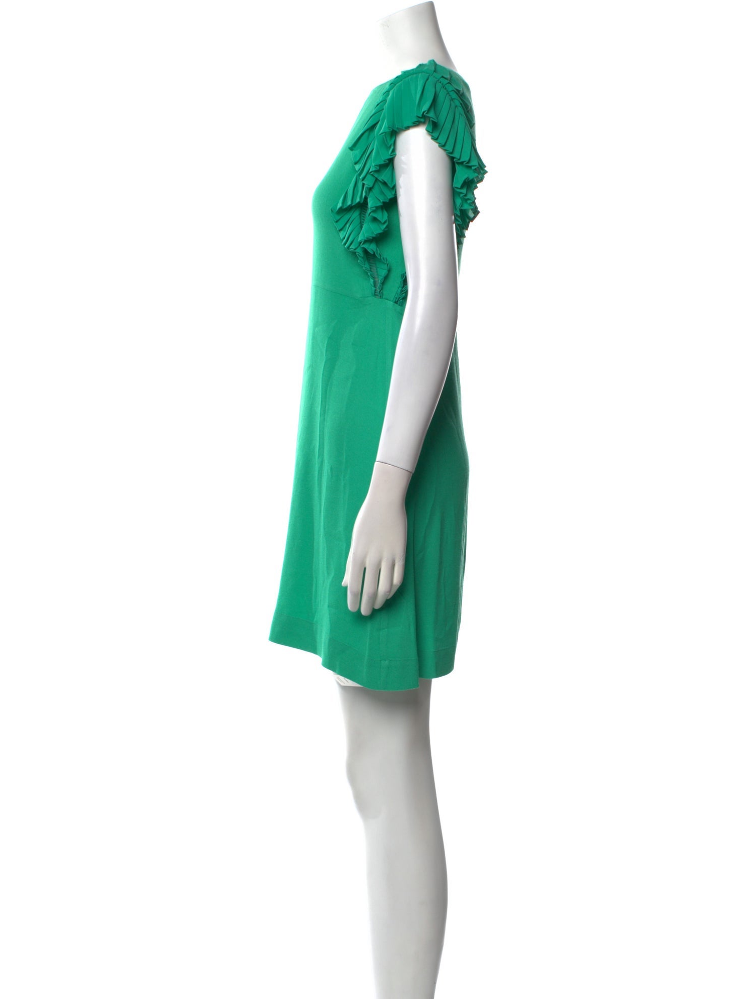 Maje Bateau Neckline Mini Dress