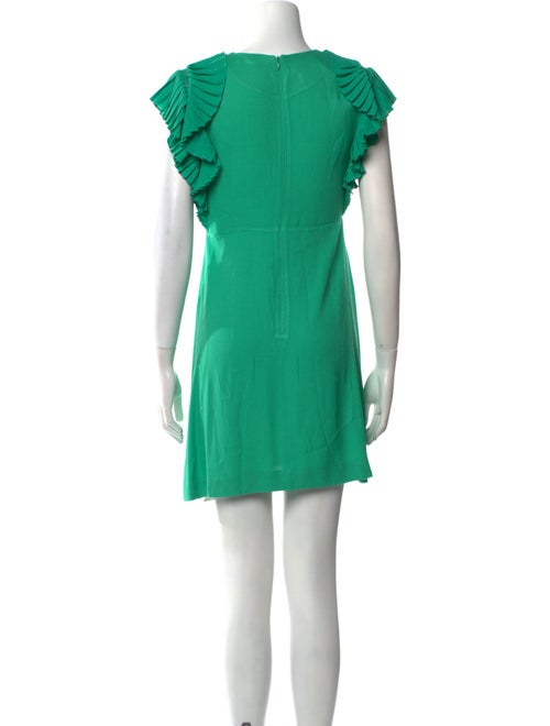 Maje Bateau Neckline Mini Dress