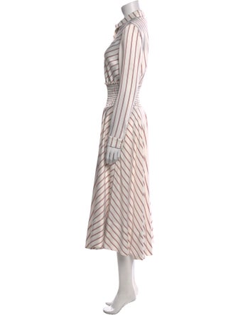 Maje Striped Long Dress