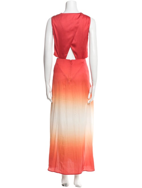 Maje V-Neck Long Dress