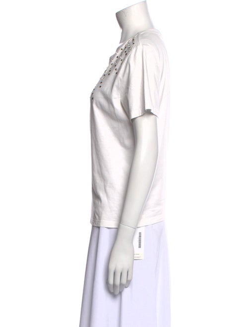 Maje Scoop Neck Short Sleeve T-Shirt