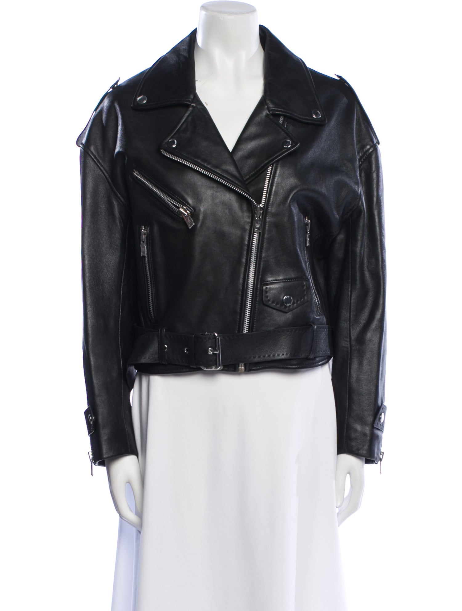 Maje Leather Biker Jacket