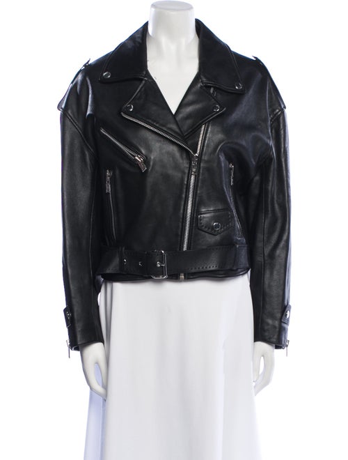Maje Leather Biker Jacket