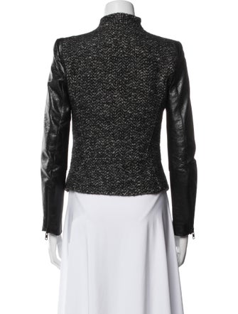 Maje Wool Tweed Pattern Evening Jacket