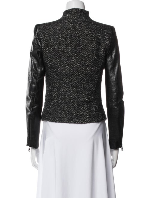 Maje Wool Tweed Pattern Evening Jacket