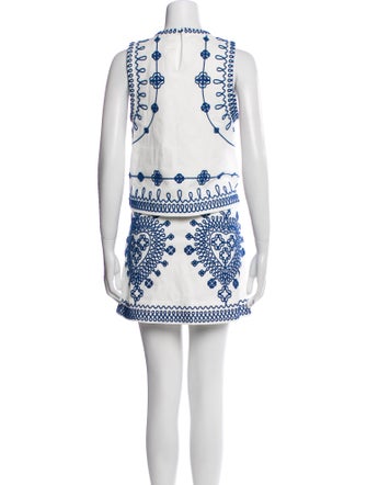 Maje Printed Skirt Set