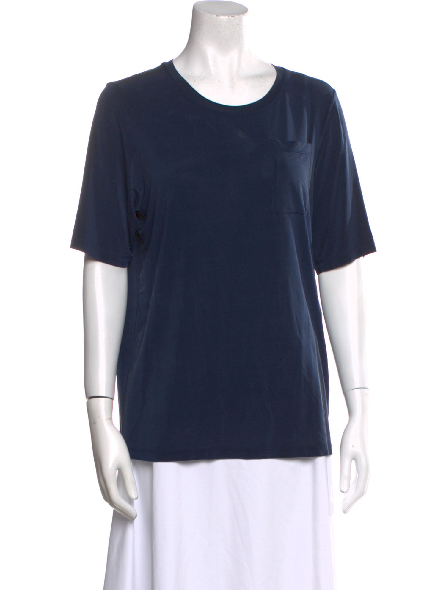 Maje Scoop Neck Short Sleeve T-Shirt