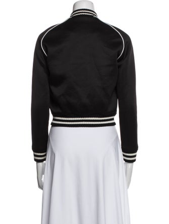 Maje Floral Print Bomber Jacket