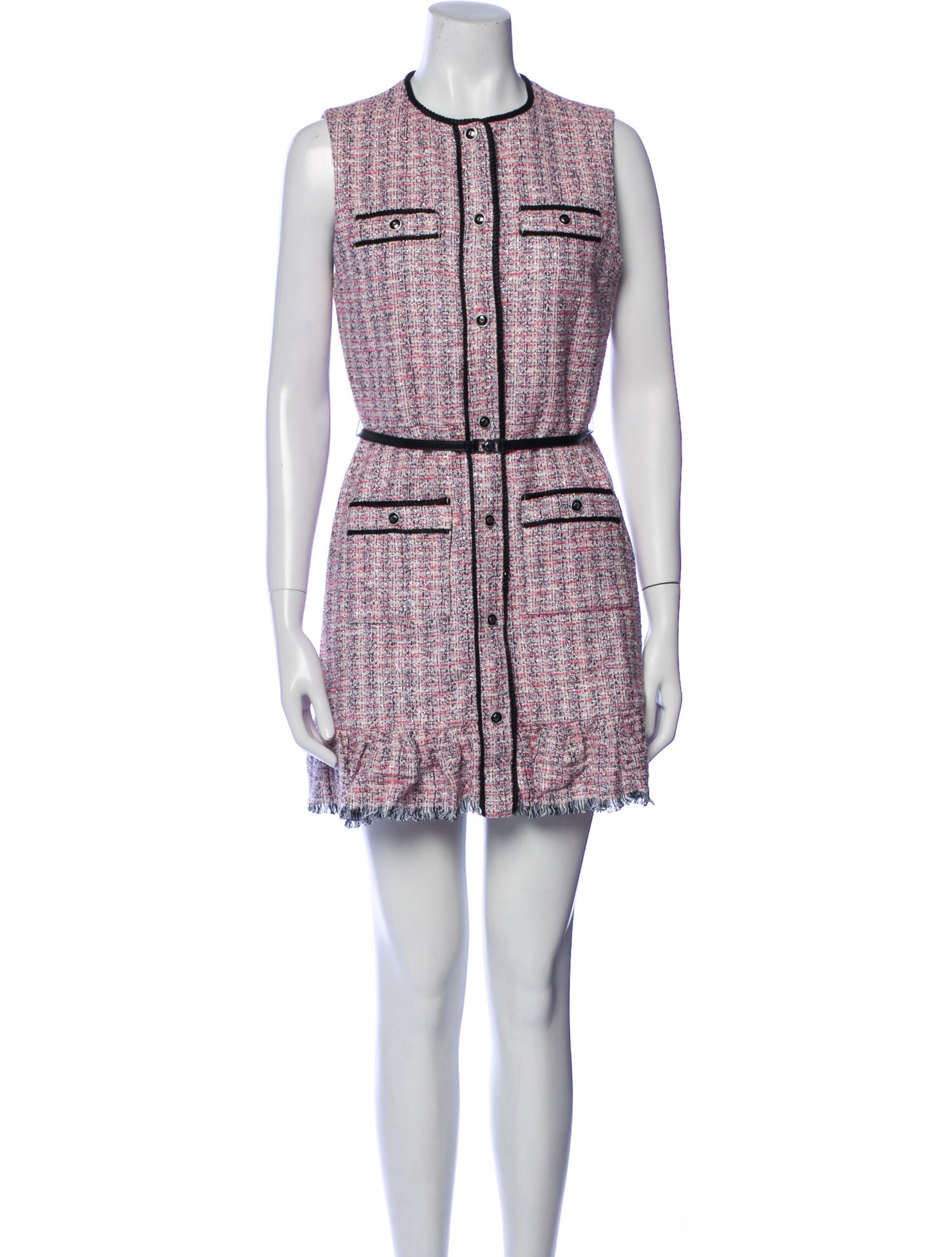 Maje Printed Mini Dress