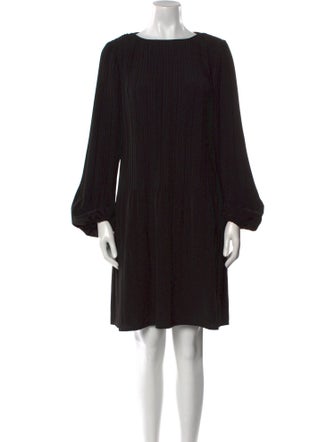 Maje Bateau Neckline Knee-Length Dress