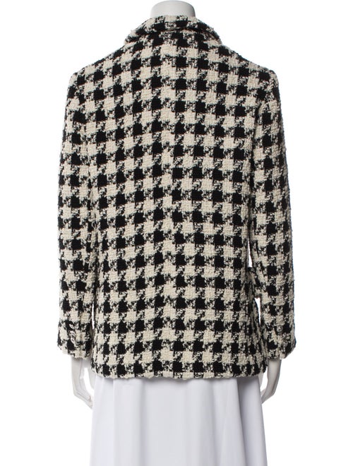 Maje Houndstooth Print Blazer