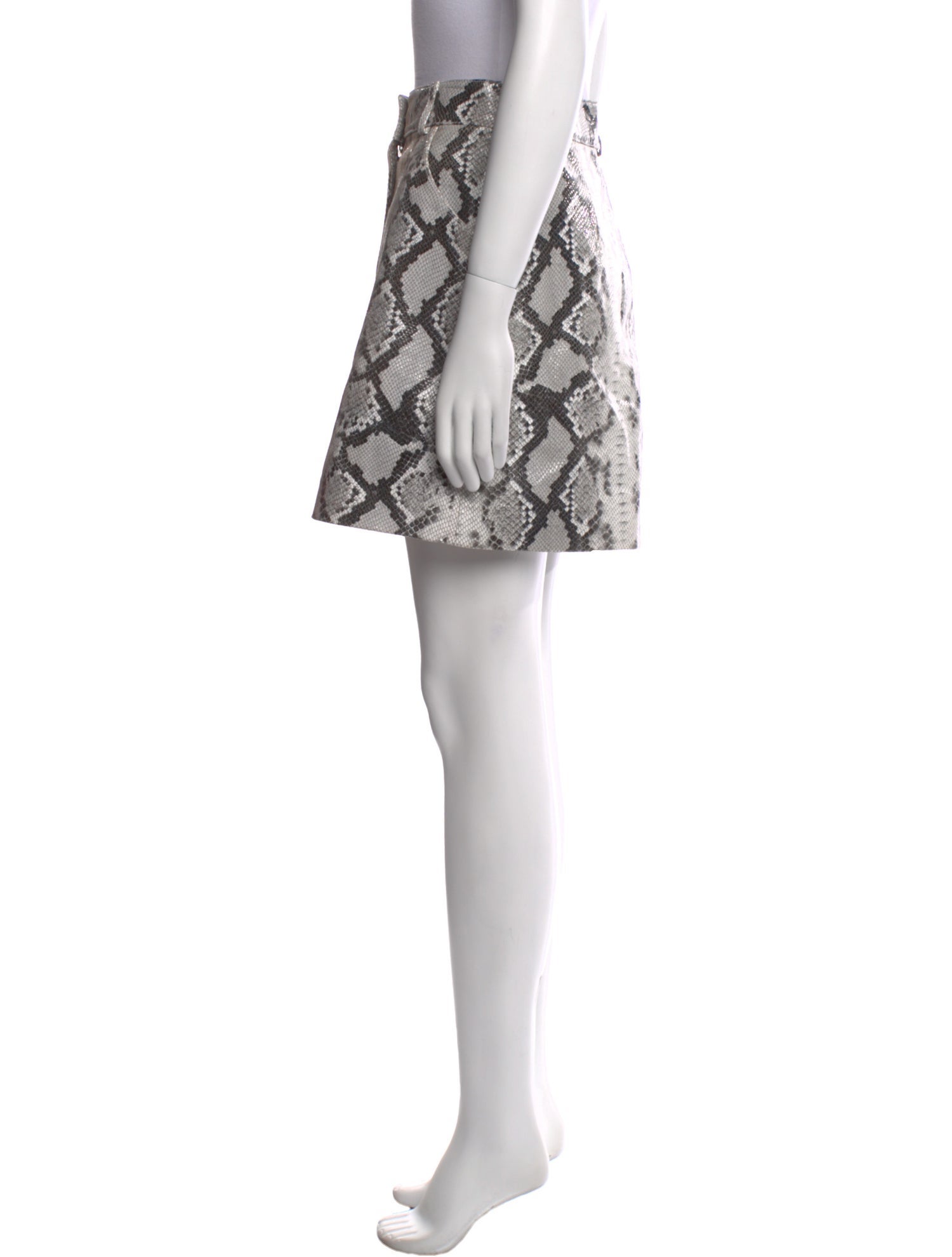 Maje Leather Mini Skirt