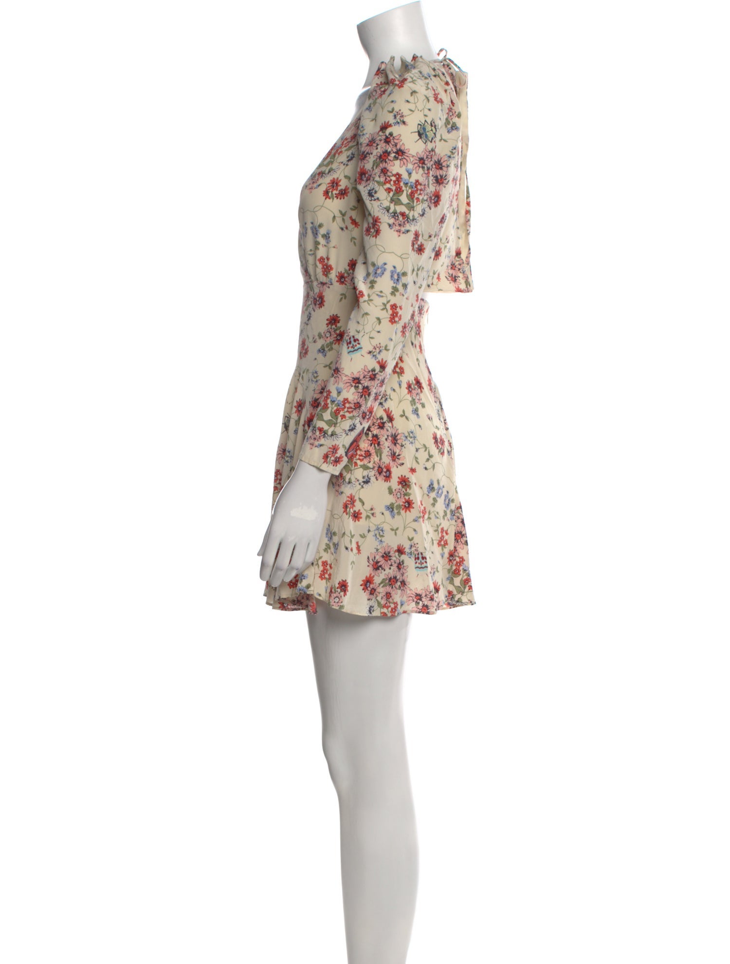 Maje Silk Floral Print Romper