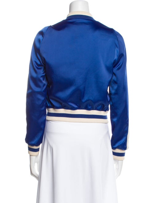 Maje Striped Bomber Jacket