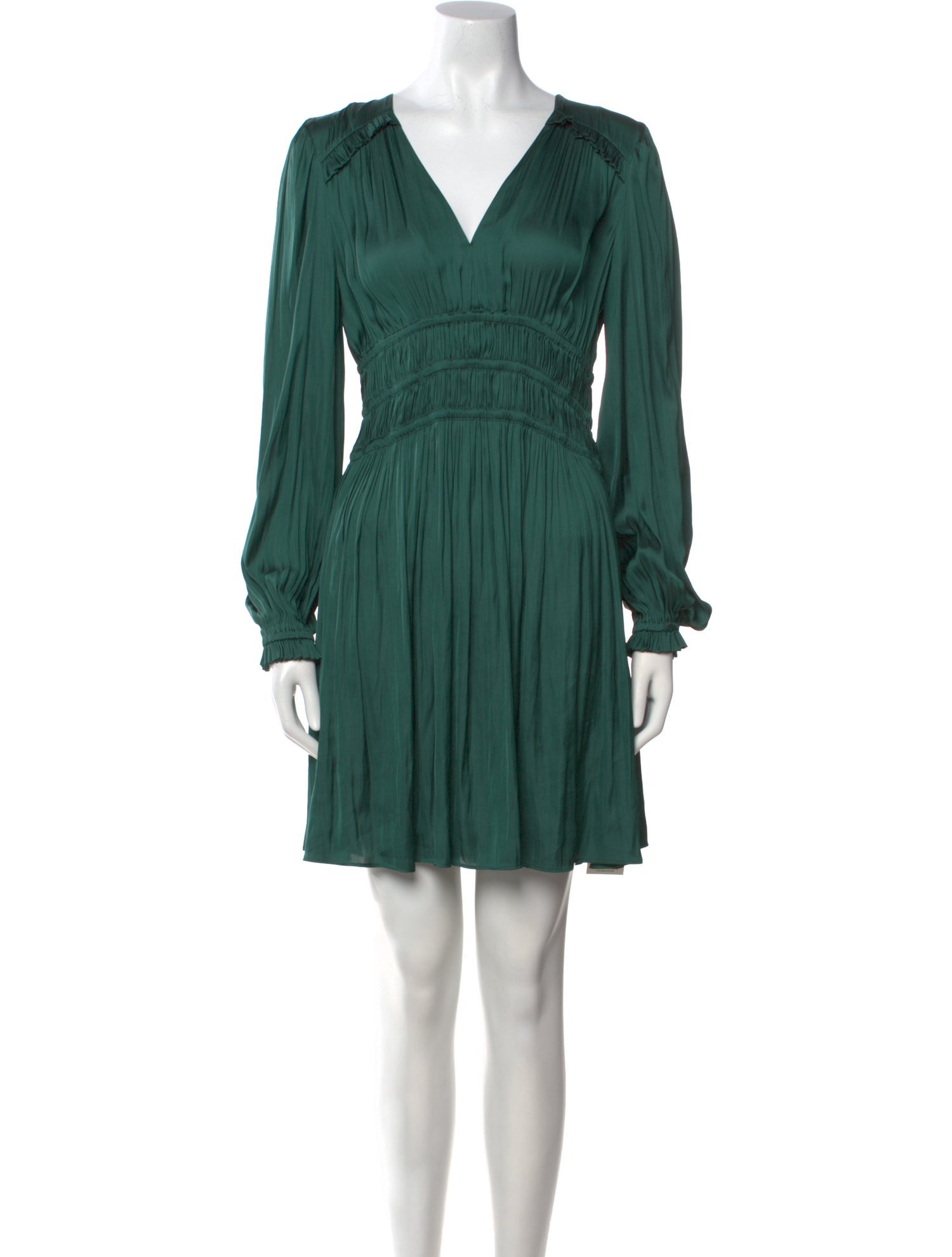 Maje V-Neck Mini Dress