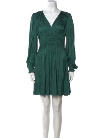 Maje V-Neck Mini Dress