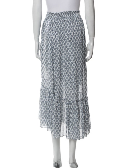 Maje Printed Long Skirt