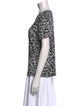 Maje Animal Print Crew Neck T-Shirt