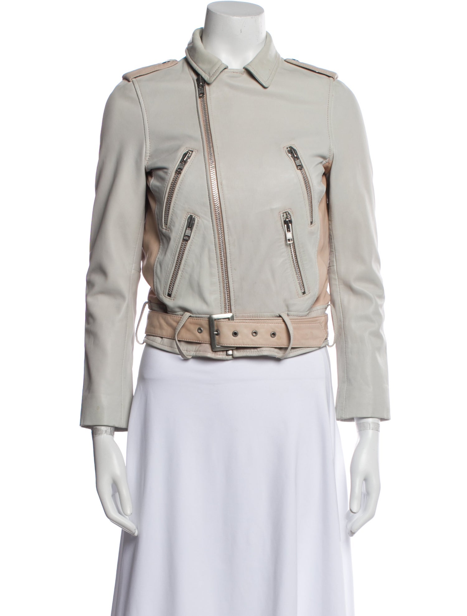 Maje Leather Biker Jacket