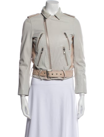 Maje Leather Biker Jacket