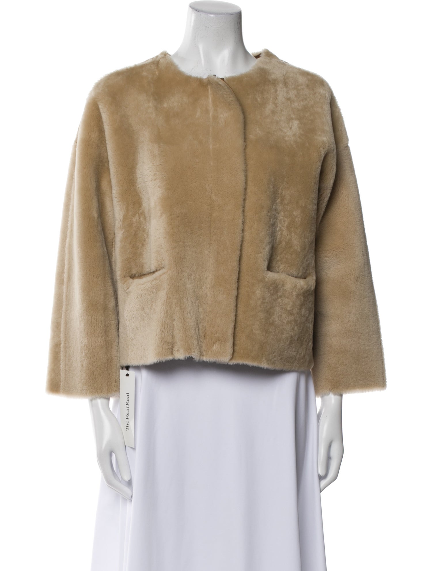 Maje Lamb Fur Fur Jacket